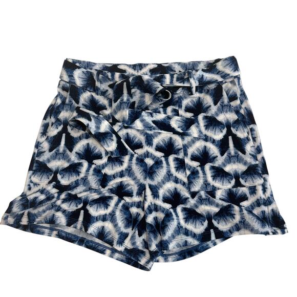 WHBM XS high rise belted tie front Matte jersey stretch pull on shorts SH2 2747 - Picture 8 of 8